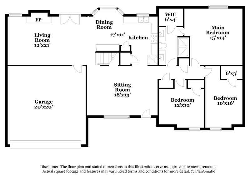 3,095/Mo, 5787 S Odessa St Centennial, CO 80015 Floor Plan View