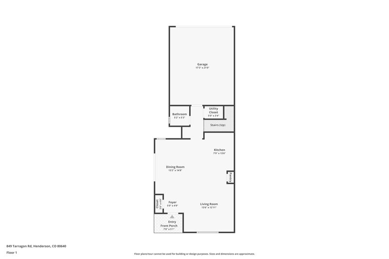 2,565/Mo, 849 Tarragon Rd Brighton, CO 80640 Floorplan View
