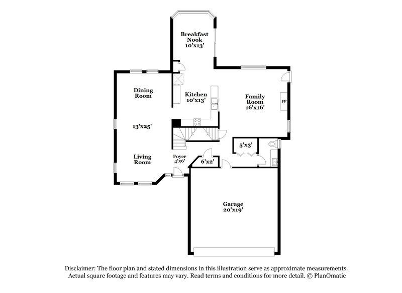 3,305/Mo, 5002 N Blazingstar Trl Castle Rock, CO 80109 Floor Plan View