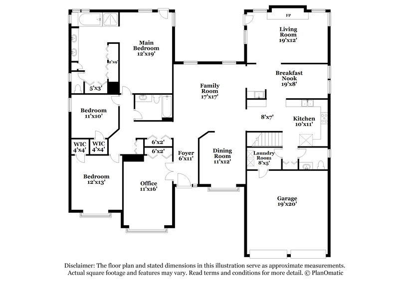 3,265/Mo, 15059 E Layton Pl Aurora, CO 80015 Floor Plan View