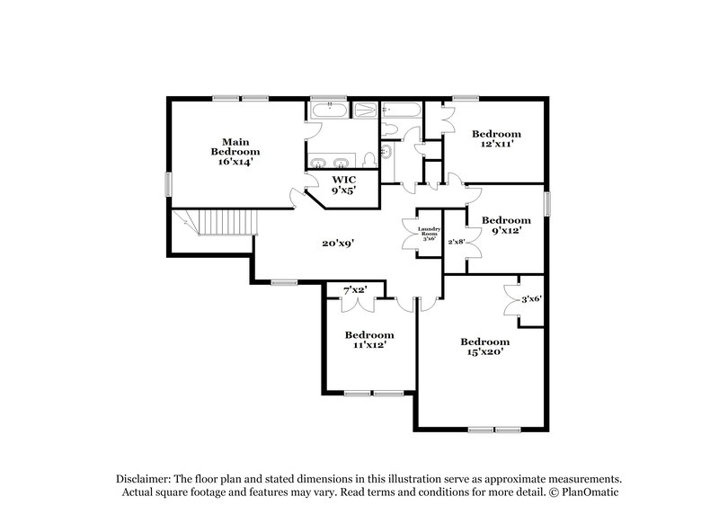 2,005/Mo, 3896 Turnberry Park Dr Pfafftown, NC 27040 Floor Plan View 2