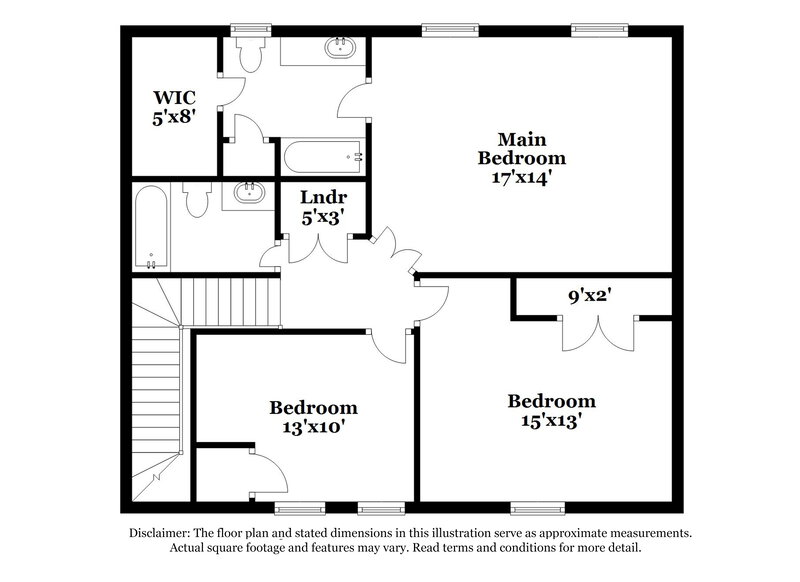 1,700/Mo, 125 Chaftain Dr Winston-Salem, NC 27107 Floor Plan View
