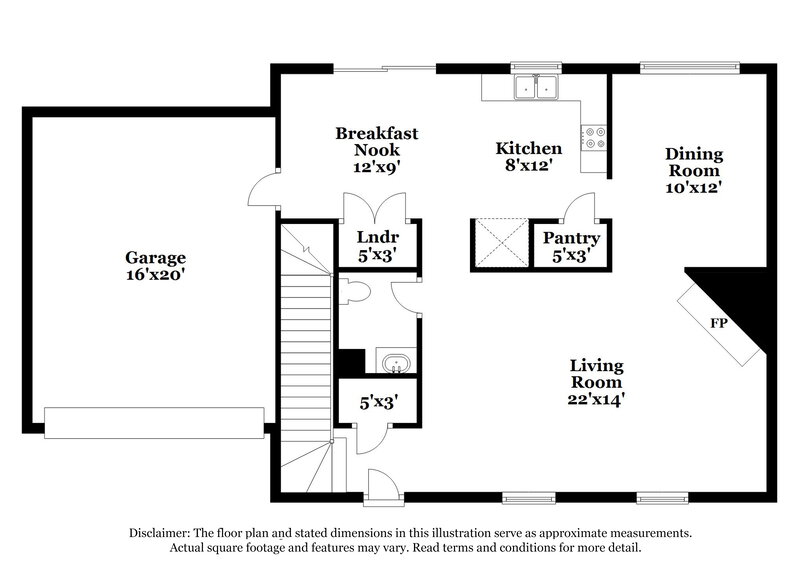 1,700/Mo, 125 Chaftain Dr Winston-Salem, NC 27107 Floor Plan View 2