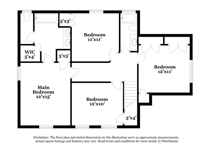 1,975/Mo, 2424 Glen Laurel Dr Greensboro, NC 27406 Floorplan View 2