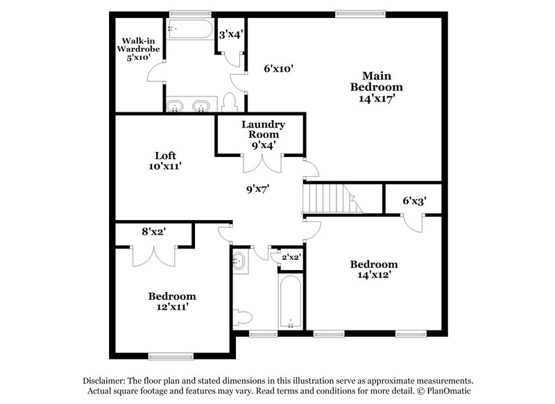 1,805/Mo, 773 Runningbrook Ln Rural Hall, NC 27045 Floor Plan View 2