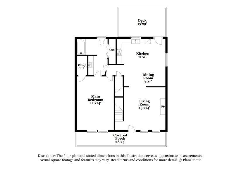 1,660/Mo, 1940 Astoria Ct Winston-Salem, NC 27127 Floorplan View