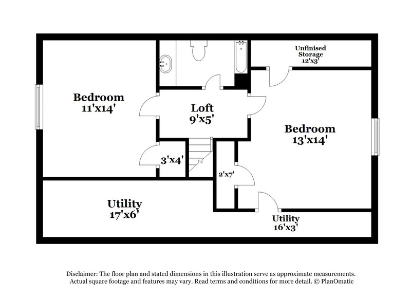 1,660/Mo, 1940 Astoria Ct Winston-Salem, NC 27127 Floorplan View 2