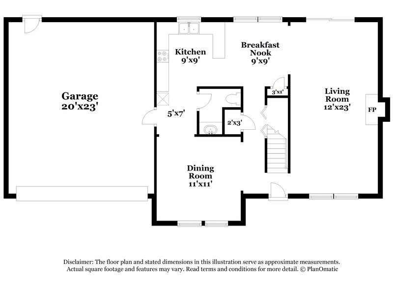 1,895/Mo, 4108 Sunbury Dr Greensboro, NC 27405 Floor Plan View 2