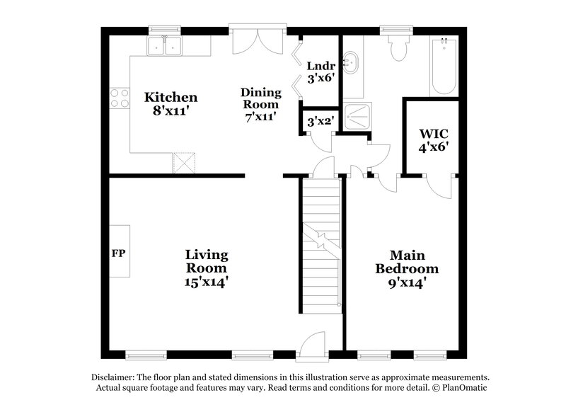 1,645/Mo, 1600 Caspian Way Ln Winston-Salem, NC 27127 Floor Plan View 2