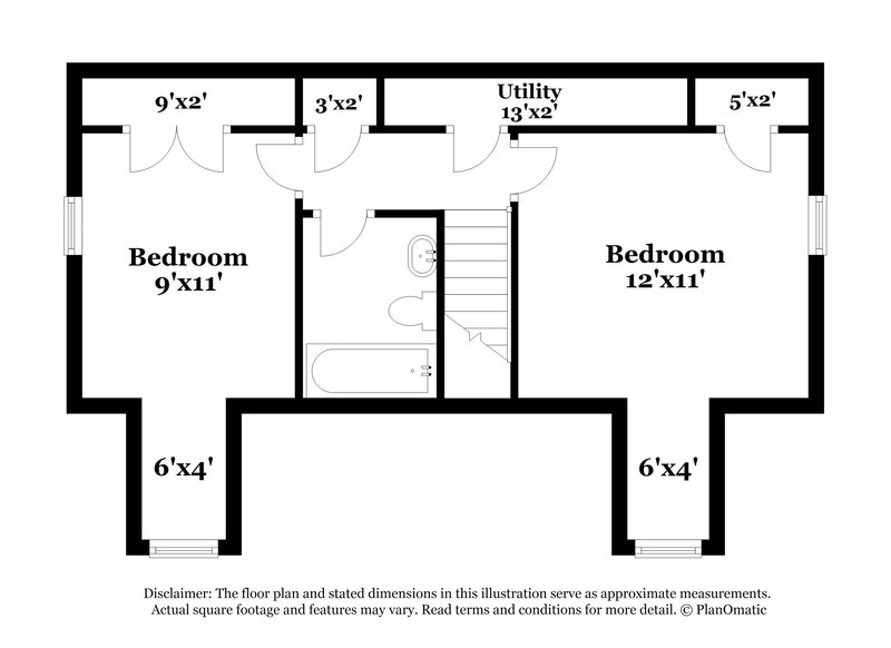 1,645/Mo, 1600 Caspian Way Ln Winston-Salem, NC 27127 Floor Plan View 3