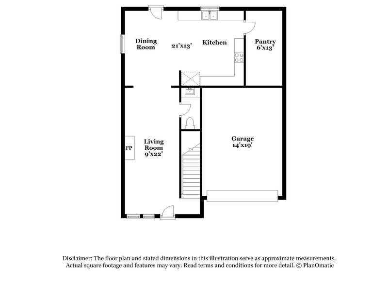 1,740/Mo, 4387 Joseph Samuels Dr Winston-Salem, NC 27105 Floor Plan View