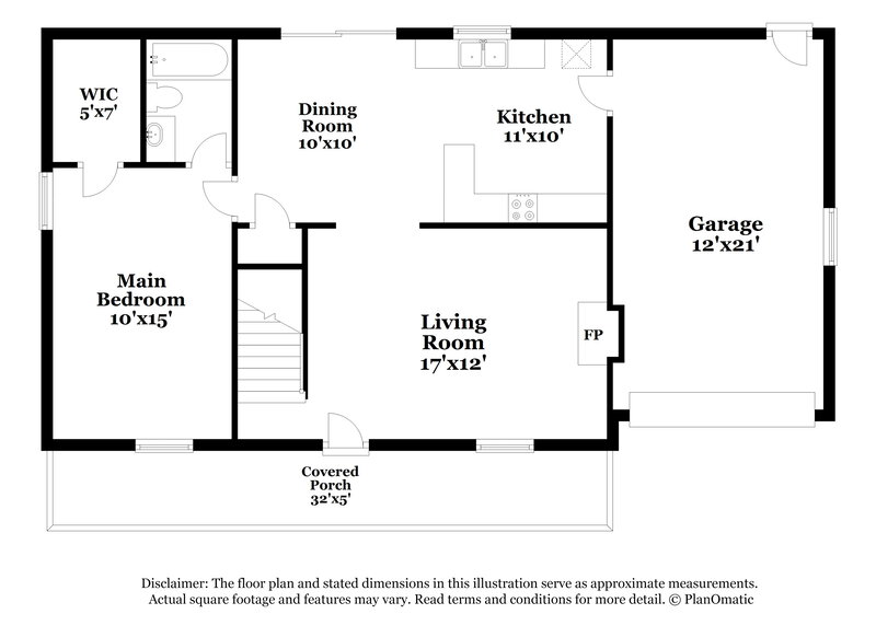 1,460/Mo, 155 Crossfield Ridge Ct Winston-Salem, NC 27127 Floor Plan View