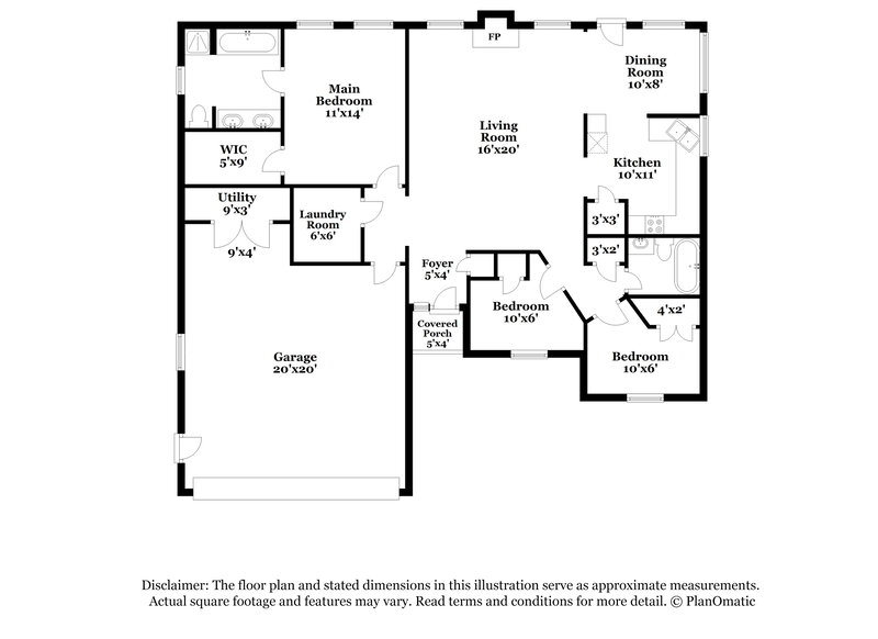 1,495/Mo, 4473 Canaan Place Dr Winston-Salem, NC 27105 Floor Plan View