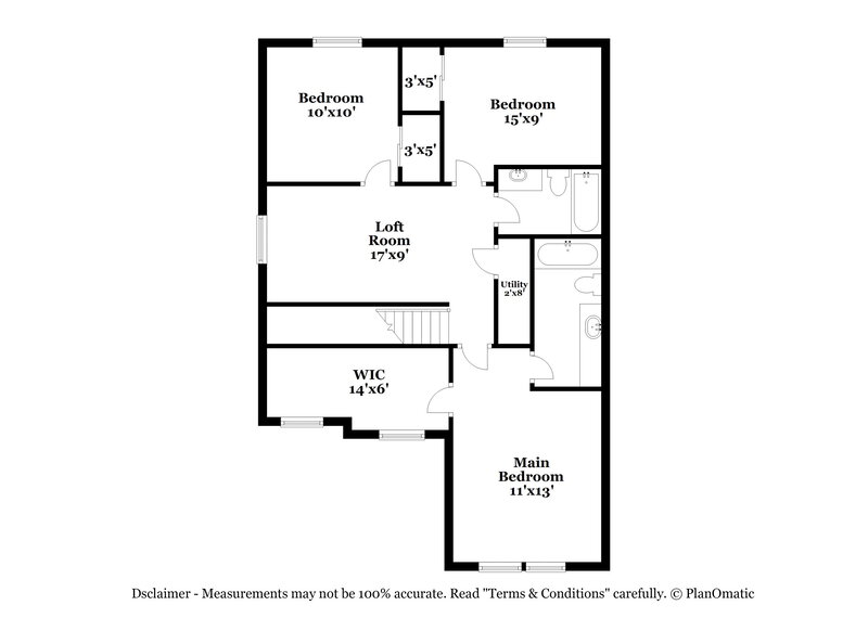 1,675/Mo, 768 Runningbrook Ln Rural Hall, NC 27045 Floor Plan View 2