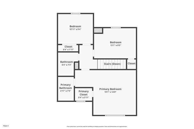 1,650/Mo, 4108 Rev Williams Dr Greensboro, NC 27401 Floor Plan View 2