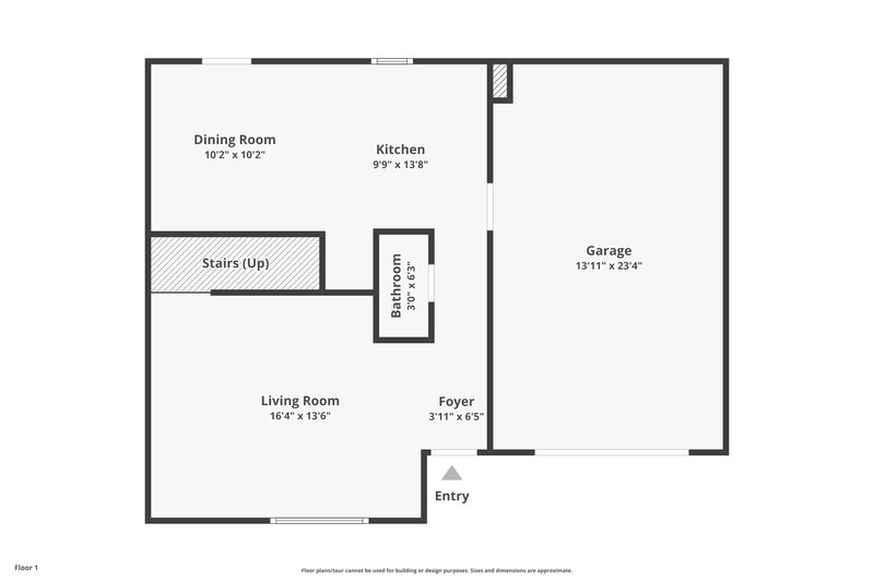 1,825/Mo, 616 Herman Gist Rd Greensboro, NC 27401 Floorplan View