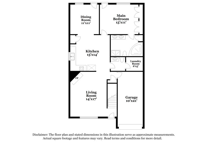 2,750/Mo, 6129 Birkdale Dr High Point, NC 27265 Floor Plan View