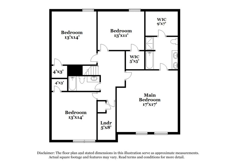 2,085/Mo, 3629 Sweet Birch Dr Greensboro, NC 27406 Floor Plan View 2
