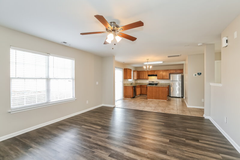 2,085/Mo, 3629 Sweet Birch Dr Greensboro, NC 27406 Living Room View 3