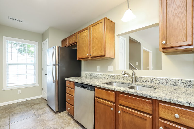 1,770/Mo, 3803 Bluestem Dr Greensboro, NC 27405 Kitchen View 2