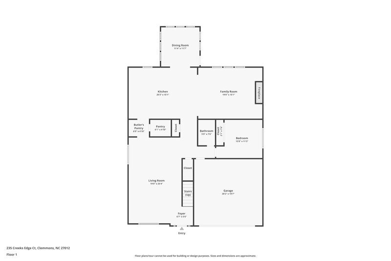 2,275/Mo, 235 Creeks Edge Ct Clemmons, NC 27012 Floor Plan View