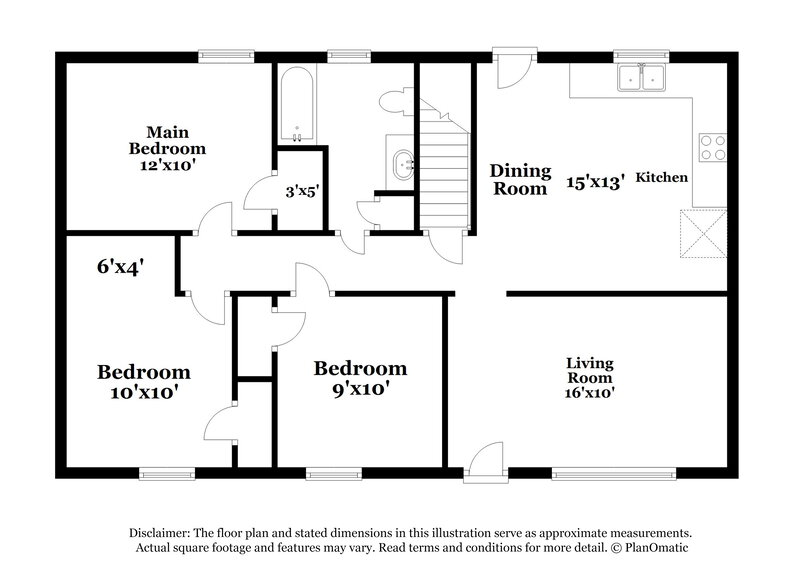 1,105/Mo, 560 Heatherton Ln Rural Hall, NC 27045 Floor Plan View