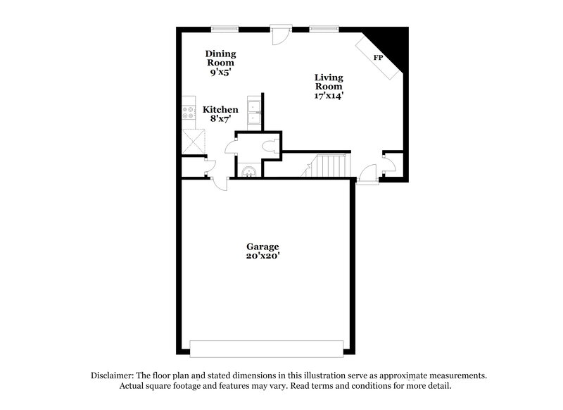 1,800/Mo, 4802 Mystic Oak Dr Browns Summit, NC 27214 Floor Plan View