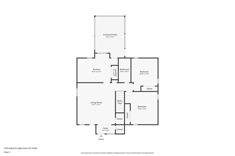 2,420/Mo, 2110 Arden Pl High Point, NC 27265 Floor Plan View