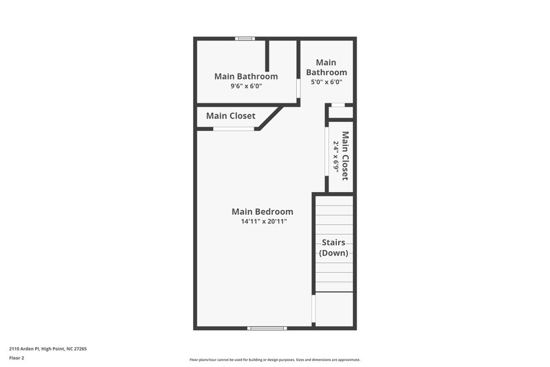2,420/Mo, 2110 Arden Pl High Point, NC 27265 Floor Plan View 2