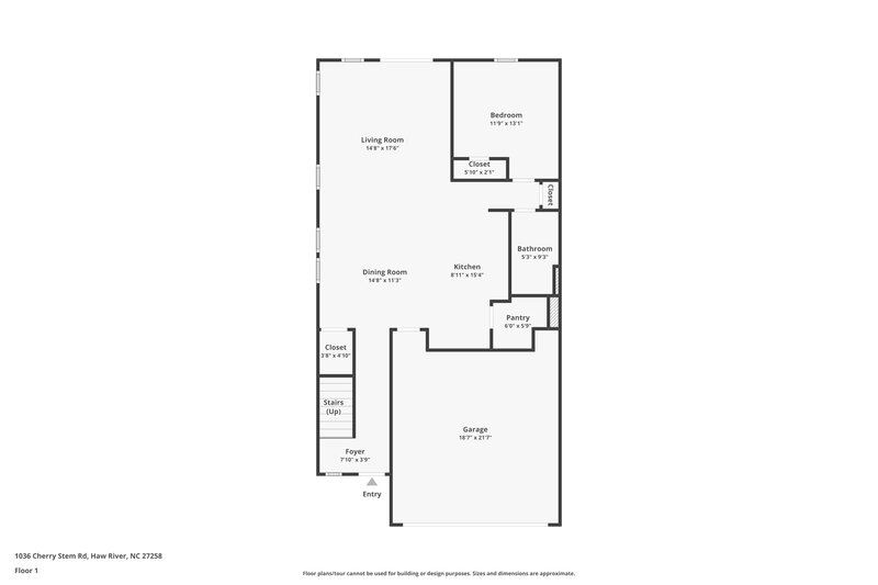 2,045/Mo, 1036 Cherry Stem Road Haw River, NC 27258 Floor Plan View
