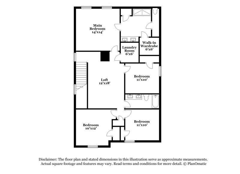 1,885/Mo, 1408 Orchard Hill Road Haw River, NC 27253 Floor Plan View 2