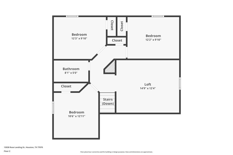 1,980/Mo, 13038 Rose Landing Dr Houston, TX 77070 Floor Plan View 2