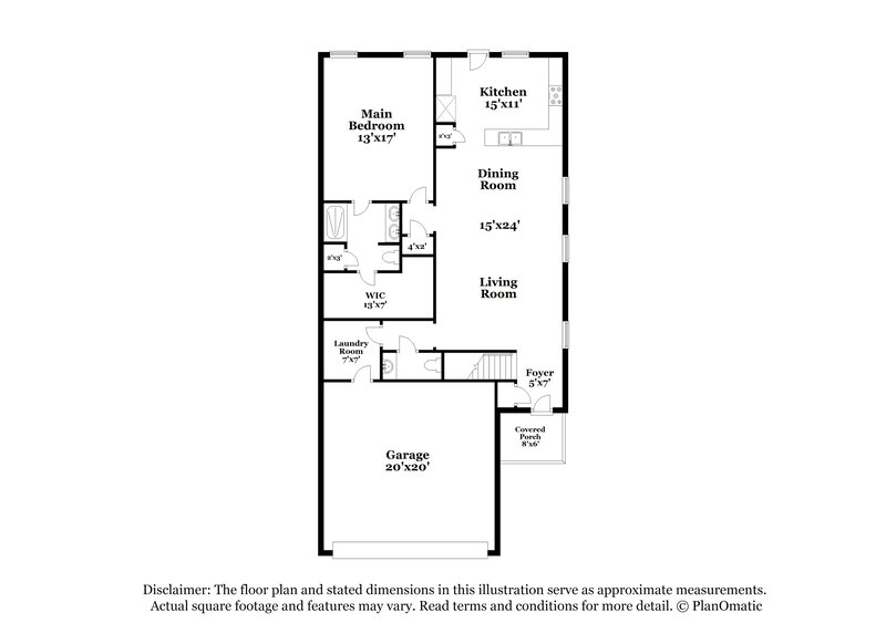 2,075/Mo, 16647 Spirit St Porter, TX 77365 Floorplan View