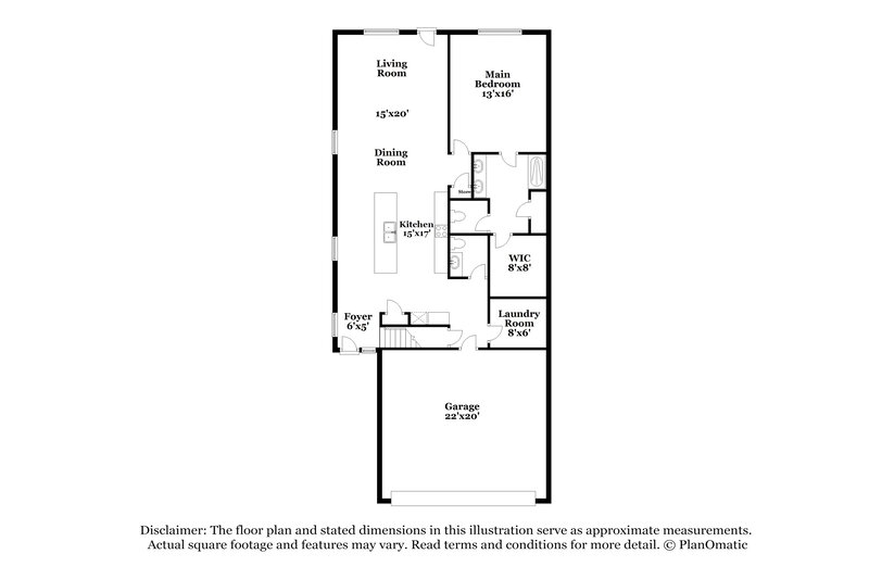 1,770/Mo, 16734 Rover Ln Porter, TX 77365 Floor Plan View