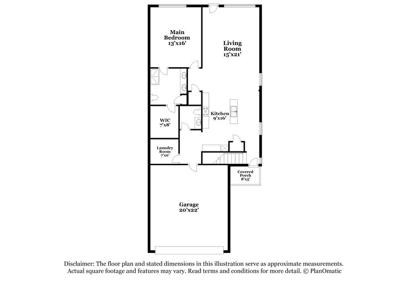2,025/Mo, 16731 Rover Ln Porter, TX 77365 Floor Plan View
