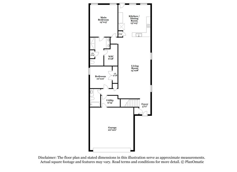 2,060/Mo, 16623 Spirit St Porter, TX 77365 Floorplan View