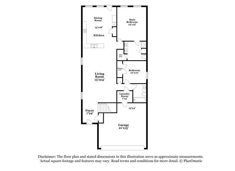 2,170/Mo, 16626 Spirit St Porter, TX 77365 Floorplan View