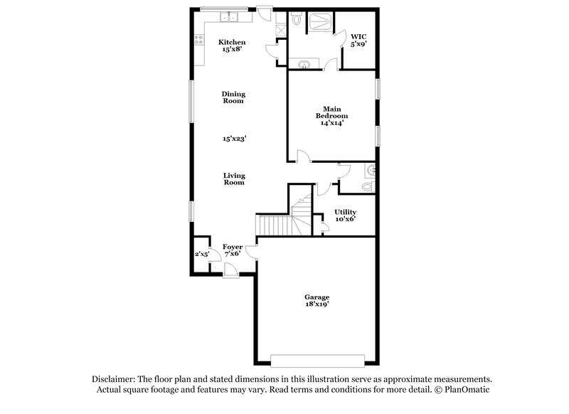 2,270/Mo, 1934 Ballesteros Street Crosby, TX 77532 Floorplan View
