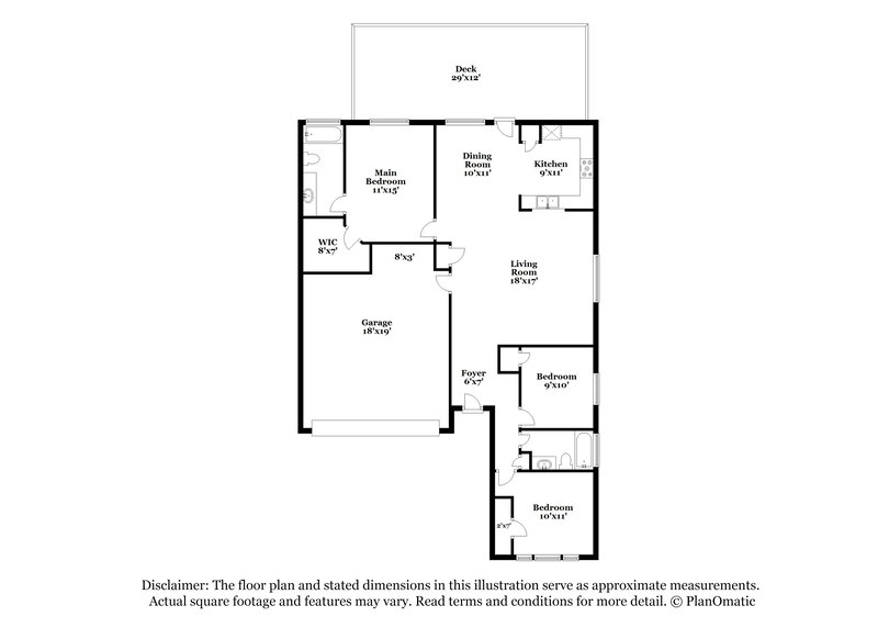 1,680/Mo, 511 Paradise Ln Montgomery, TX 77356 Floorplan View