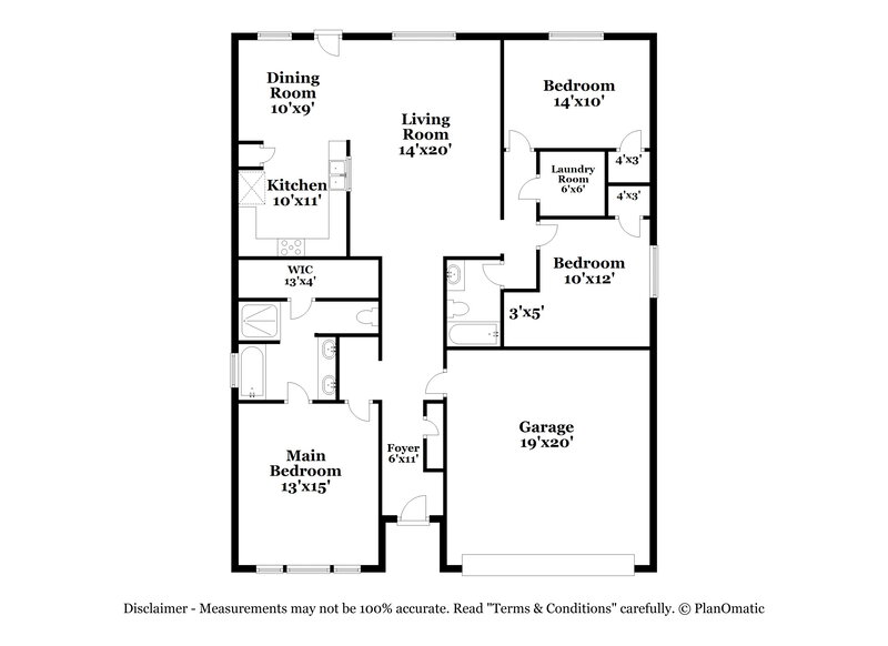 1,675/Mo, 25418 Barmby Dr Tomball, TX 77375 Floor Plan View