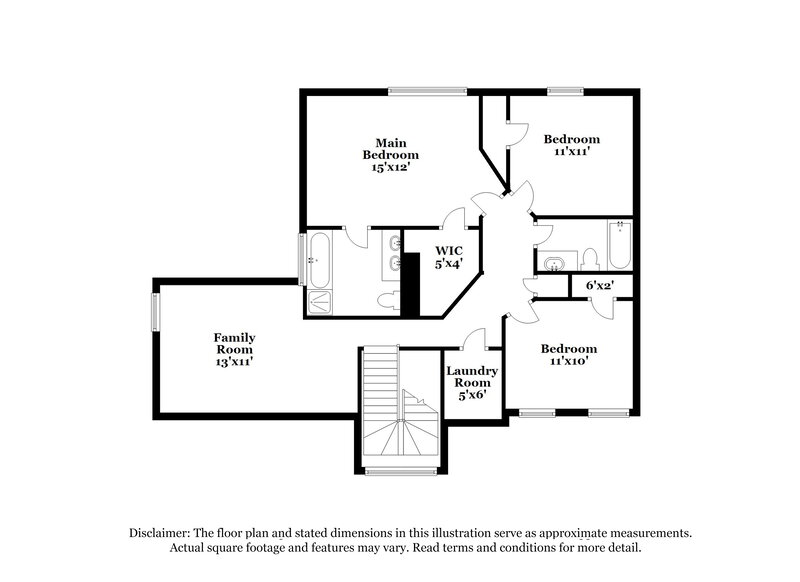 1,790/Mo, 18734 Cleeve Close Humble, TX 77346 Floor Plan View 2