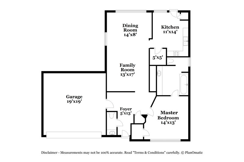 1,750/Mo, 7431 Leightonfield Ct Cypress, TX 77433 Floor Plan View