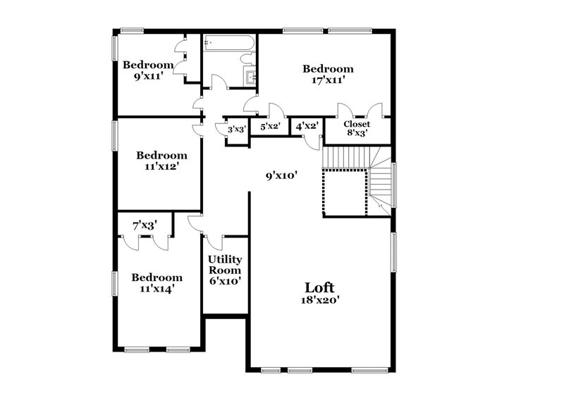 2,280/Mo, 15523 Bartlett Pear Ct Houston, TX 77049 Floor Plan View 2