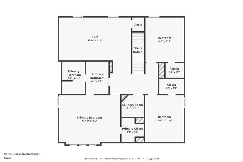 2,155/Mo, 17818 Aveleigh Ln Humble, TX 77396 Floor Plan View 2