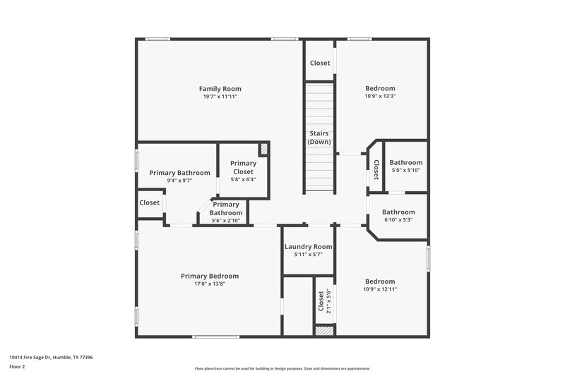 1,985/Mo, 10414 Fire Sage Dr Humble, TX 77396 Floorplan View 2