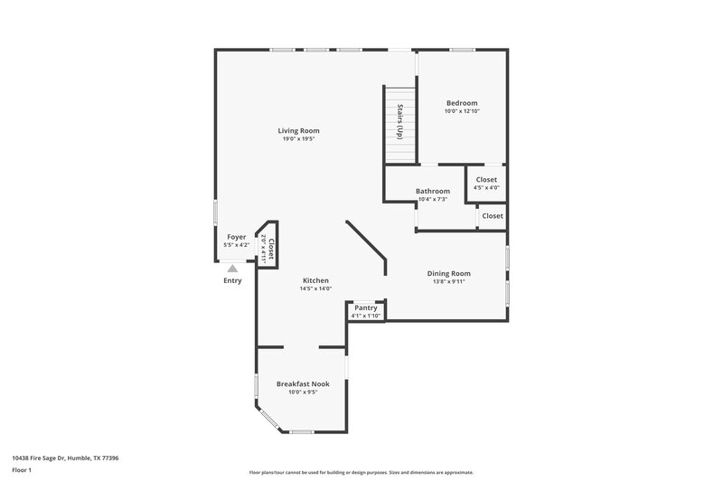 2,355/Mo, 10438 Fire Sage Dr Humble, TX 77396 Floor Plan View