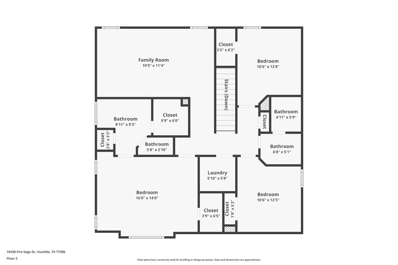 2,355/Mo, 10438 Fire Sage Dr Humble, TX 77396 Floor Plan View 2