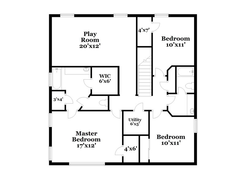 2,560/Mo, 17811 Prescott Green Cir Humble, TX 77396 Floor Plan View 2