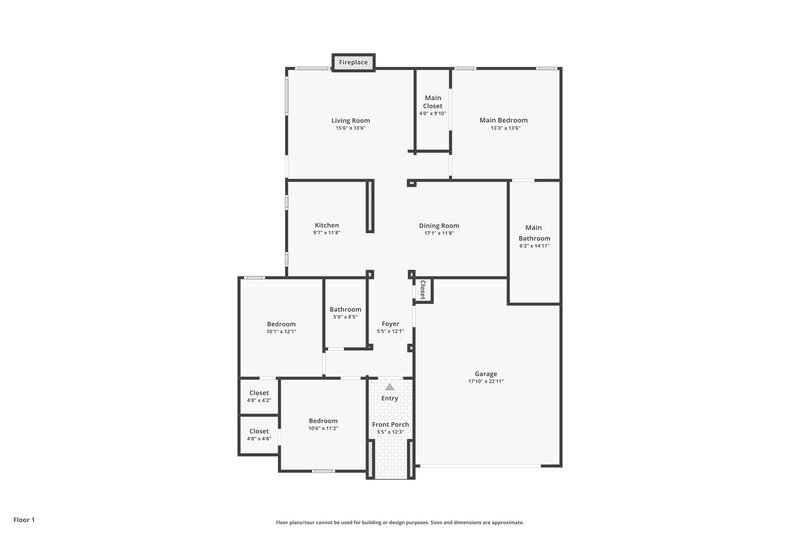 1,595/Mo, 13208 Lake Breeze Ln Willis, TX 77318 Floor Plan View