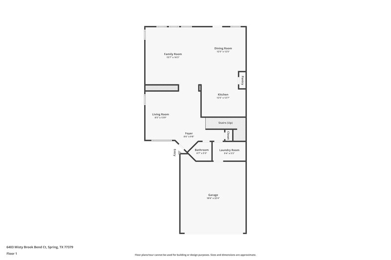 2,320/Mo, 6403 Misty Brook Bend Ct Spring, TX 77379 Floor Plan View